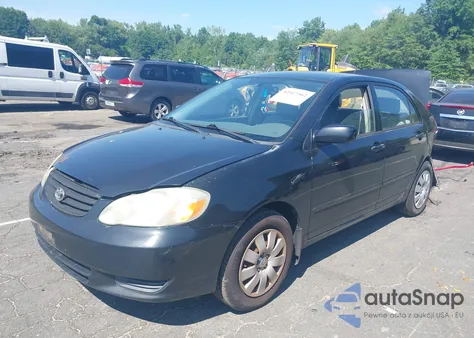 2003 Toyota Corolla Le из США, поврежденный, VIN 1NXBR32E03Z054156